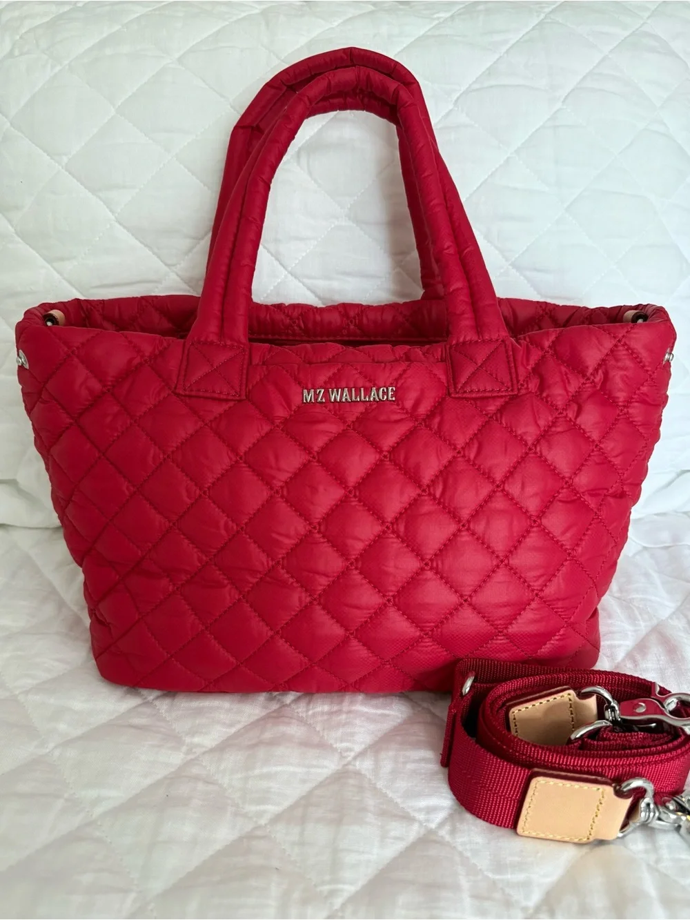 MZ Wallace small City Tote - Apple